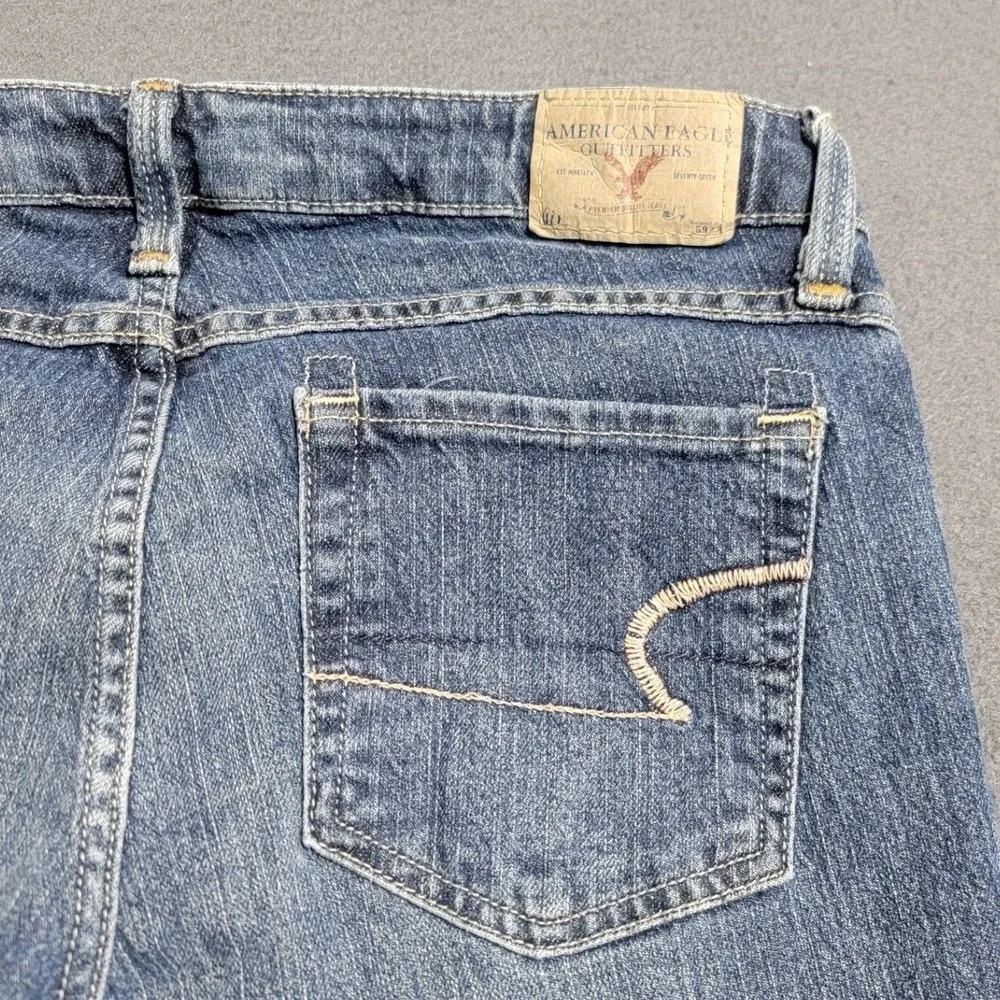 American Eagle Blue Issue‎ Limited Edition Jeans Womens 4 Reg Straight Leg Y2K